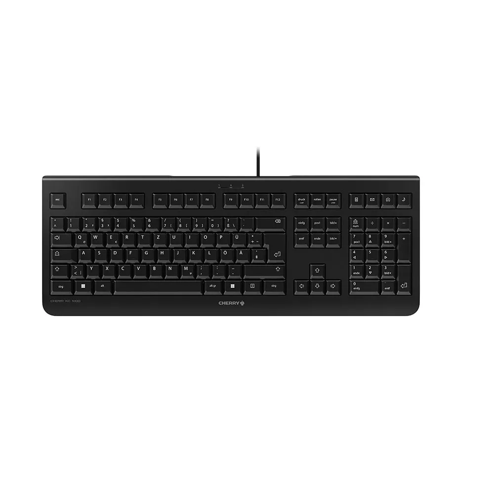 CHERRY KC 1000, Kabelgebundene Tastatur, Schwarz, USB (QWERTZ – DE) CHERRY KC 1000, Kabelgebundene Tastatur, Schwarz, USB (QWERTZ – DE)