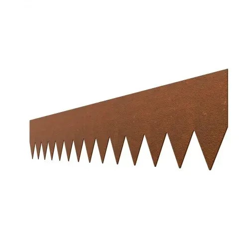 VEVOR Rasenkante, 6er-Pack 1016x152,4x1,5 mm, vorrostende Metall-Beeteinfassung, biegbare Garteneinfassung, Beetumrandung, Trennwand für Blumenbeete und Hofwege – Bild 9