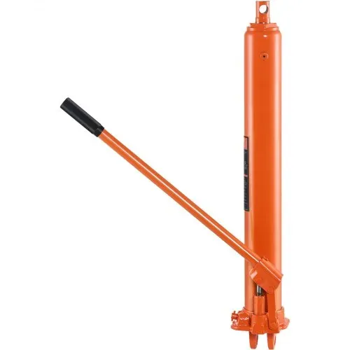 VEVOR Hydraulischer Langer Ram-Wagenheber, 3 t Motorhebezylinder mit Einzelkolbenpumpe & Flacher Basis, Hydraulischer Auto-Flaschenheber für Motorhebebühnen, Garagen-/Ladenkrane, Bauernhof usw. – Bild 10