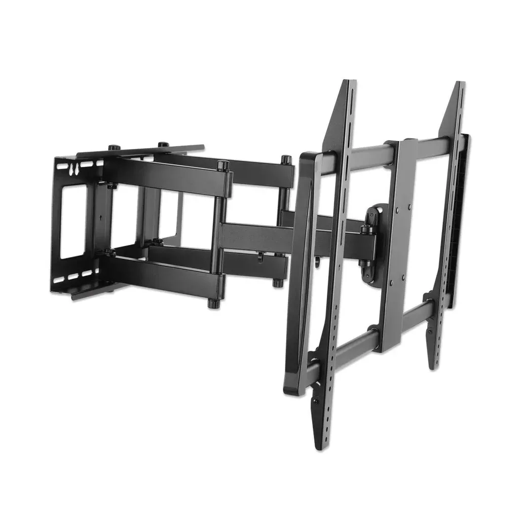Manhattan Universal Wandhalterung für Großbildschirme, neig- und schwenkbar, Für Flachbildschirme und Curved Displays von 60" bis 100"* und bis zu 80 kg, neig- und schwenkbar sowie horizontal justierbar, schwarz – Bild 2
