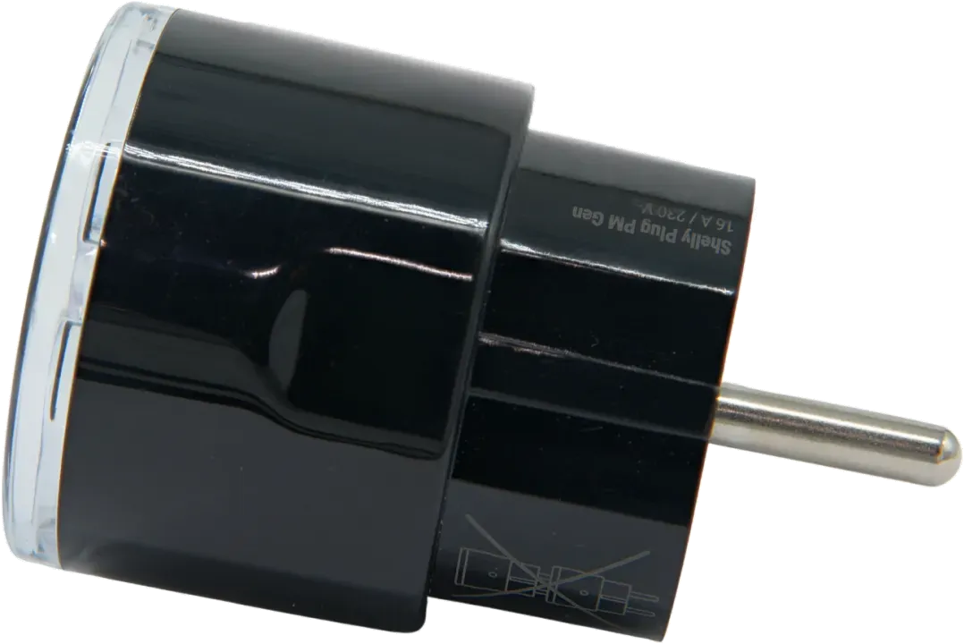 Shelly · Plug & Play "Plug PM Gen3 Black" · Smarter Energiezähler · Messfunktion · WLAN · BT · schwarz – Bild 5