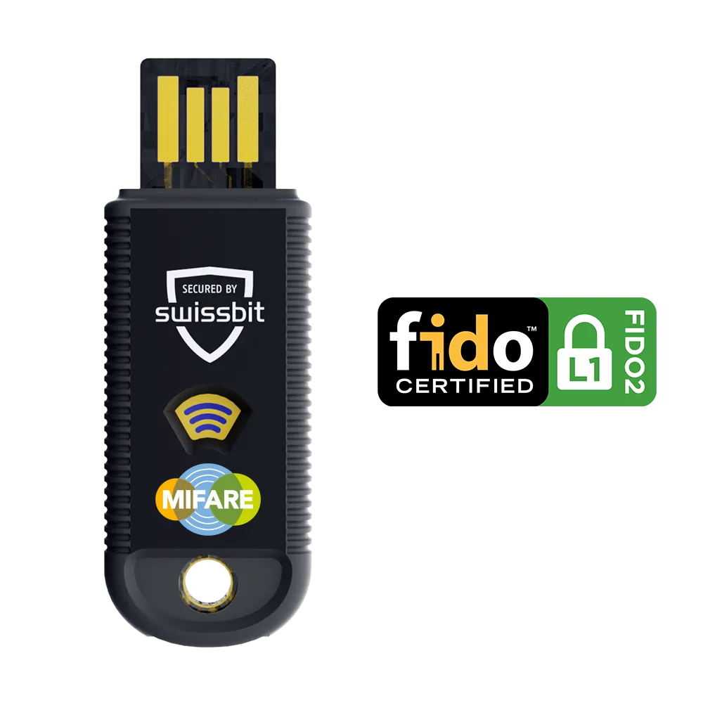 Swissbit iShield Key 1.1 Pro USB-A + Mifare in Einzelverpackung Swissbit iShield Key 1.1 Pro USB-A + Mifare in Einzelverpackung