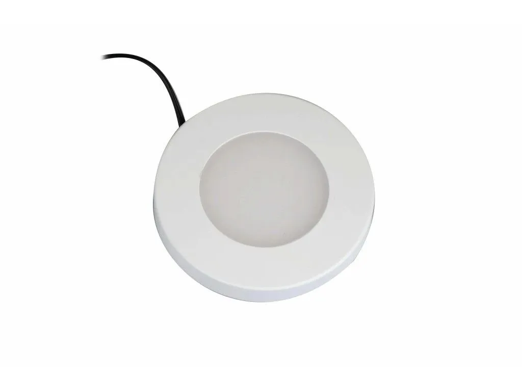 Synergy 21 Downlight Round / 4000K Weiß / 12V / 76Ø x 10mm Möbelleuchte mit AMP Stecker Synergy 21 Downlight Round / 4000K Weiß / 12V / 76Ø x 10mm Möbelleuchte mit AMP Stecker