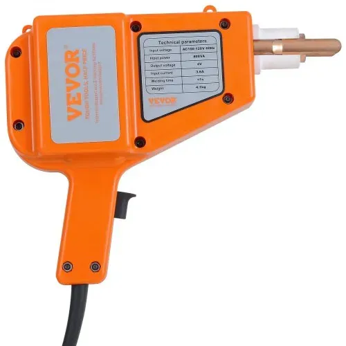 VEVOR Ausbeulspotter 800 VA 220 V 1600 A Ausbeul-Set Dellenlifter Punktschweißgerät inkl. verschiedener Elektroden Ausbeulwerkzeug zur professionellen Reparatur von Kfz Karosserien – Bild 10