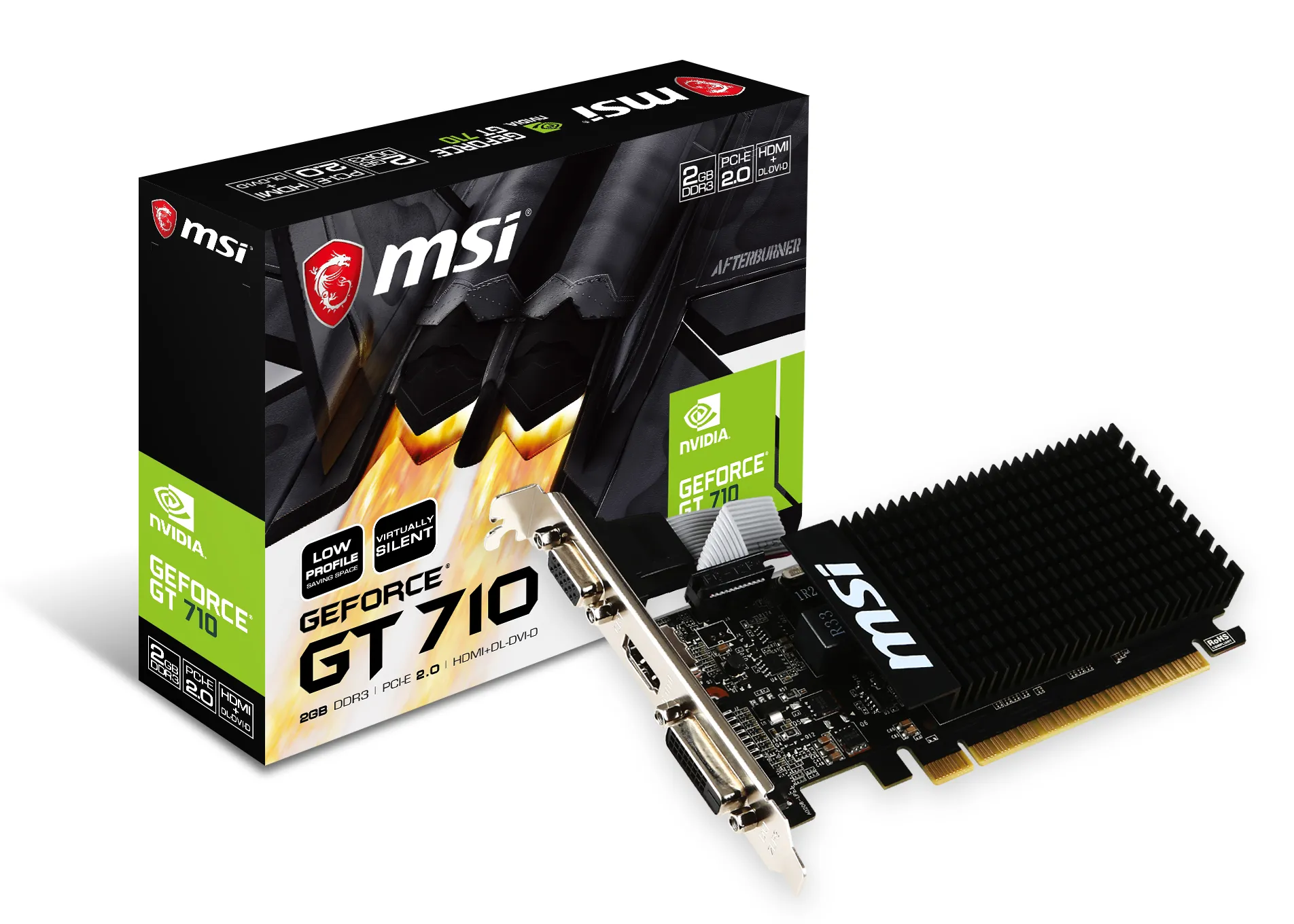 MSI GT 710 2GD3H LP Grafikkarte NVIDIA GeForce GT 710 2 GB GDDR3 – Bild 2