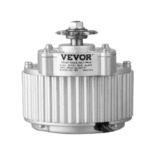 VEVOR 450 W elektrischer Gleichstrommotor mit Bürsten – 36 V, 3000 U/min Motor mit verbessertem Drehzahlregler und Drehgriff-Gasgriff-Kit, Elektromotor für Go Karts, E-Bikes, Motorräder, Roller – Bild 9