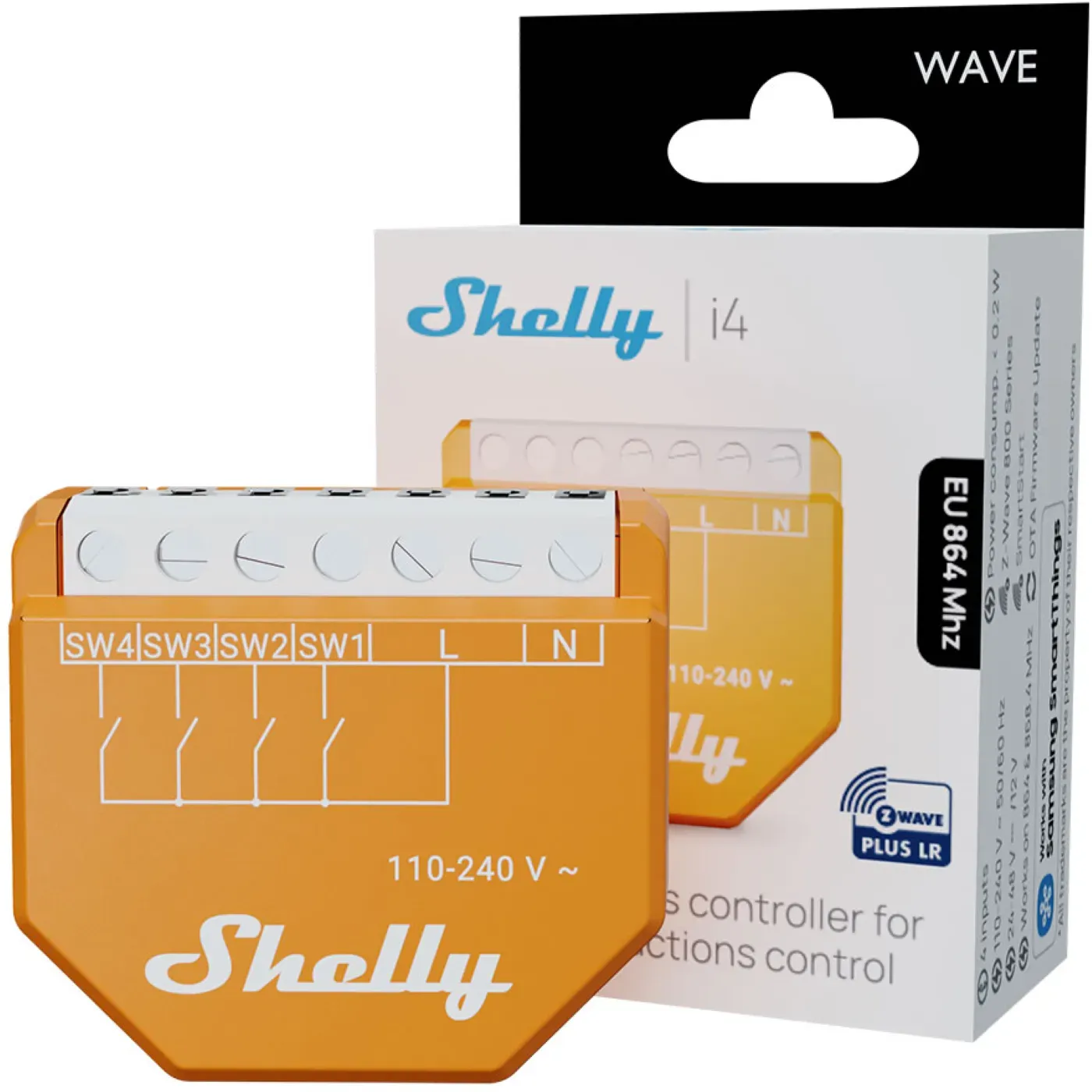Shelly · Unterputz · "Wave i4 LR" · Z-Wave – Bild 7