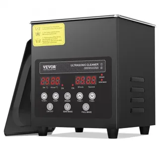 VEVOR 2 L Ultraschallreiniger 60 W digitales Ultraschallreinigungsgerät mit Schonmodus & verbesserter Entgasung, 40 kHz industrieller Schmuckreiniger mit Heizung & Timer, für Brillen Uhren Schwarz VEVOR 2 L Ultraschallreiniger 60 W digitales Ultraschallreinigungsgerät mit Schonmodus & verbesserter Entgasung, 40 kHz industrieller Schmuckreiniger mit Heizung & Timer, für Brillen Uhren Schwarz