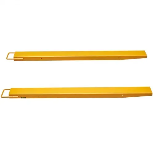 VEVOR 2er-Set Gabelverlängerungen 1520 mm Zinkenverlängerung 1,815 Tonnen Tragfähigkeit Gabelzinken Q235 Kohlenstoffstahl einteiliges Design Palettengabelverlängerung Kompatibel mit 106 mm Gabeln – Bild 8