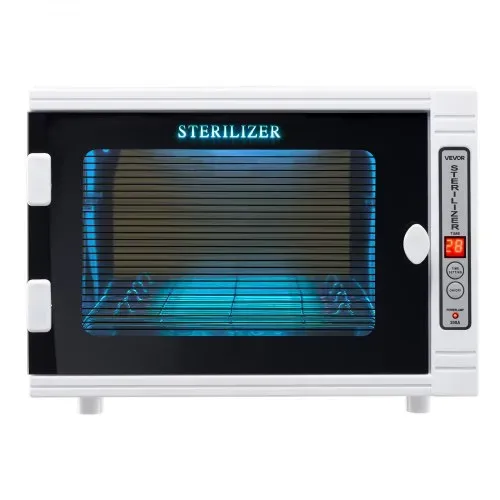 VEVOR UV Sterilisator Nagelwerkzeug-Reinigungsmaschine (12 L / 5 W) multifunktionale Nagelreiniger Sterilisator mit Timer-Einstellung, Reinigungskabinett mit Tür aus gehärtetem Glas, für Labore – Bild 10