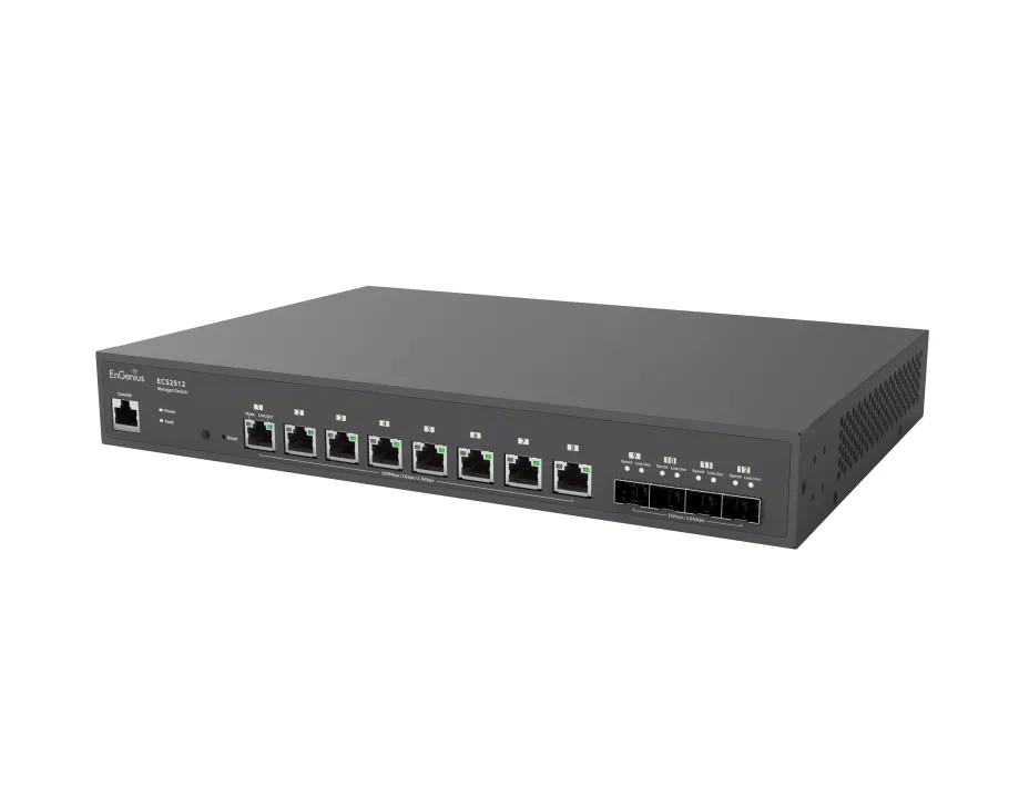 EnGenius Switch full managed Layer2+ 12 Port • 8x 2.5 GbE • 4x SFP+ • 13" • ECS2512 • EnGenius Cloud – Bild 2