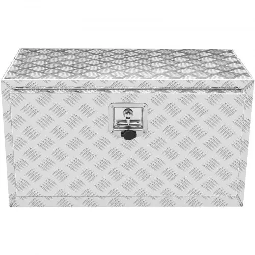 VEVOR Truckbox Werkzeugbox Anhängerbox Werkzeugkasten 760x355x405mm Pickup-Aufbewahrungsbox, Aluminium-Diamantplatten-Werkzeugkasten mit Schloss & Schlüsseln, Wasserdichte Anhänger-Aufbewahrungsbox – Bild 9