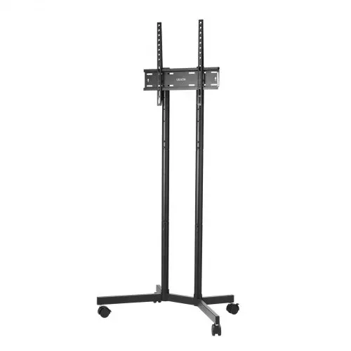 VEVOR rollbarer TV-Ständer Standfuß Fernsehstand für 812,8-1651 mm flach & Curved-TVs, höhenverstellbarer TV Bodenständer bis zu 40 kg (Max. VESA 400 x 400 mm) für Wohnzimmer Schlafzimmer – Bild 9