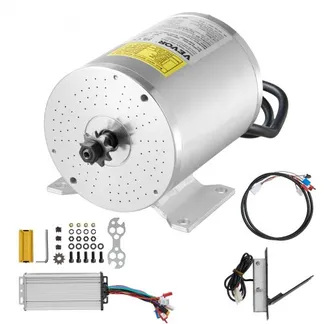 VEVOR 1800 W elektrischer bürstenloser Gleichstrommotor-Bausatz – 48 V 4500 U/min Motor mit verbessertem Drehzahlregler und Fußpedal-Gashebel-Bausatz für Go Karts E-Bike Motorrad Roller Heimwerker VEVOR 1800 W elektrischer bürstenloser Gleichstrommotor-Bausatz – 48 V 4500 U/min Motor mit verbessertem Drehzahlregler und Fußpedal-Gashebel-Bausatz für Go Karts E-Bike Motorrad Roller Heimwerker