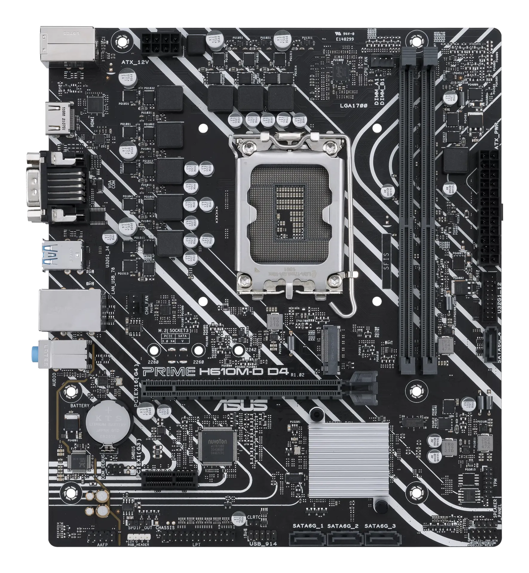 ASUS PRIME H610M-D D4 Intel H610 LGA 1700 micro ATX – Bild 2