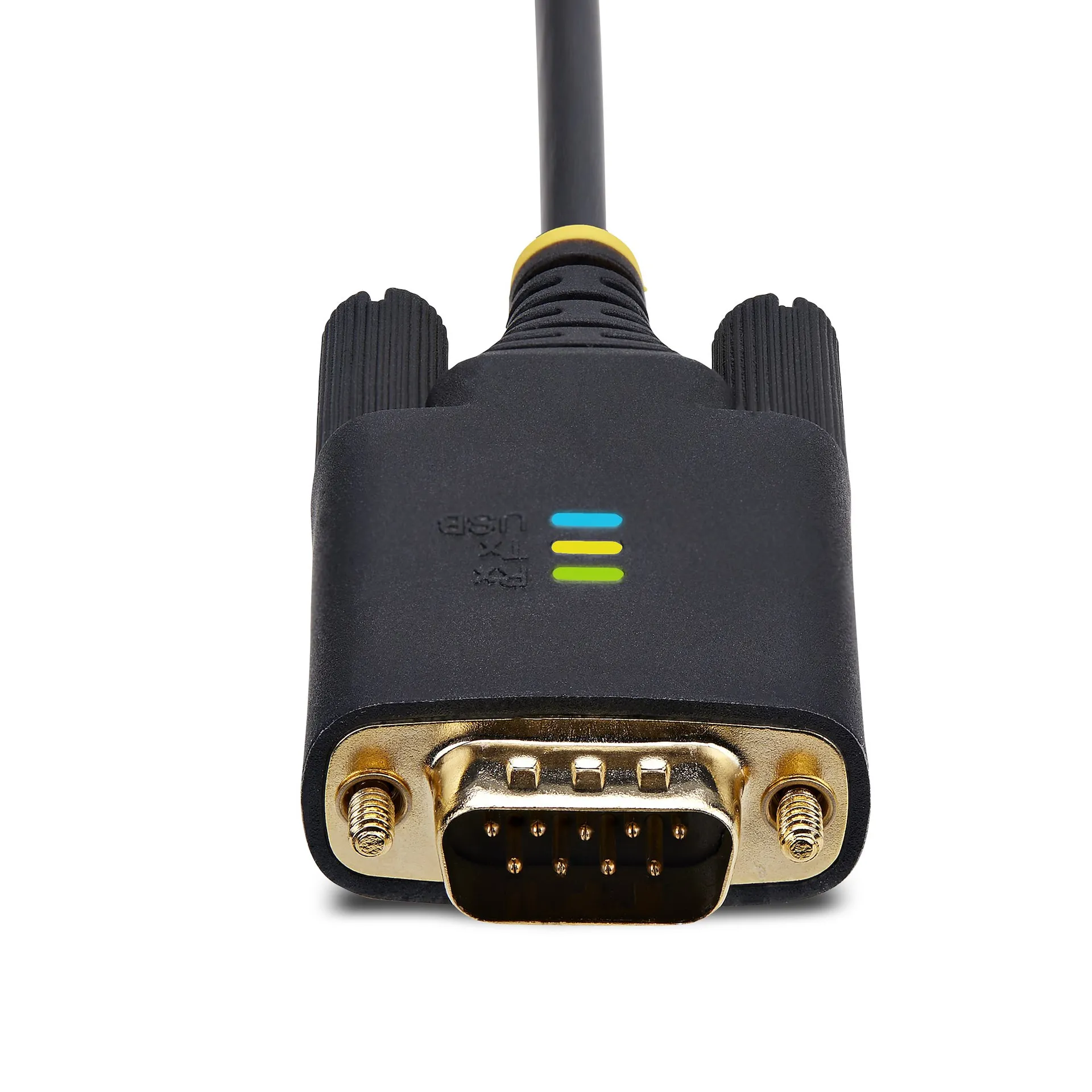 StarTech.com 1m USB Seriell Adapterkabel, USB-A auf DB9 RS232, FTDI, COM Retention, LED, wechselbare DB9 Schrauben und Muttern, ESD-Schutz, Windows, macOS und Linux – Bild 4