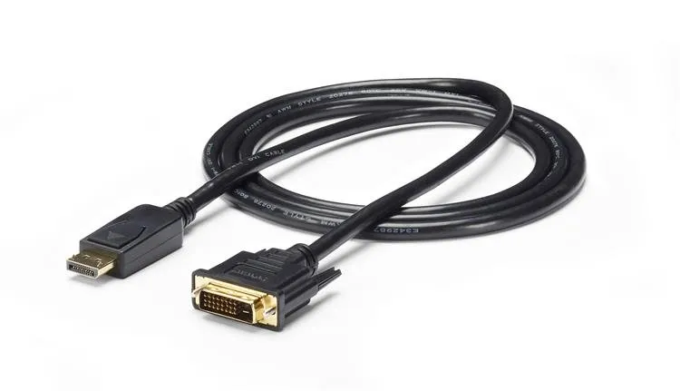 StarTech.com 1,8m DisplayPort auf DVI Kabel – Stecker/Stecker StarTech.com 1,8m DisplayPort auf DVI Kabel – Stecker/Stecker