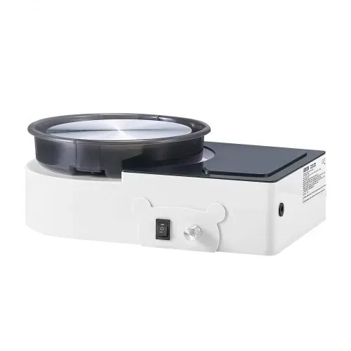 VEVOR Mini Töpferscheibe Maschine 158 mm Drehteller mit einstellbarer Rotationsgeschwindigkeit, elektrische Tonscheibe mit Tonformungswerkzeugen, geeignet für Heimwerken Töpferkurse, Weiß – Bild 8