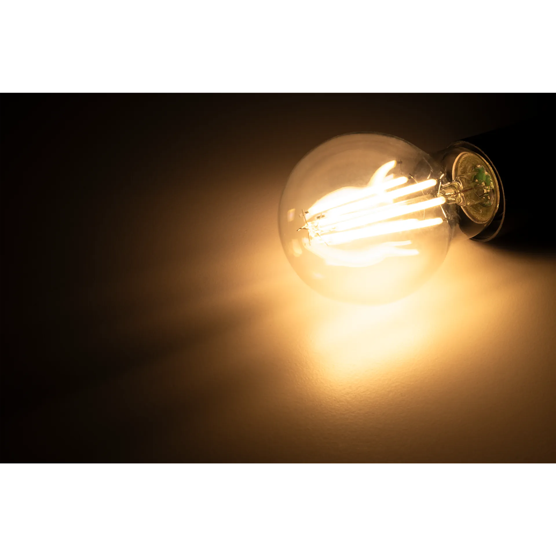 LED Filament Glühlampe McShine ''Filed'', 3000K, E27, 4W, 840lm, 230V, warmweiß – Bild 3