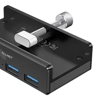 ALLNET USB 3.0 4 Port Clip HUB “ALL-USB3-HUB-4-CLIP” schwarz ALLNET USB 3.0 4 Port Clip HUB “ALL-USB3-HUB-4-CLIP” schwarz