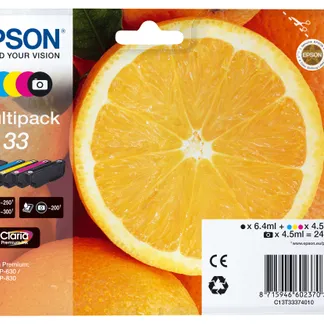 Epson Oranges Multipack 5-colours 33 Claria Premium Ink Epson Oranges Multipack 5-colours 33 Claria Premium Ink