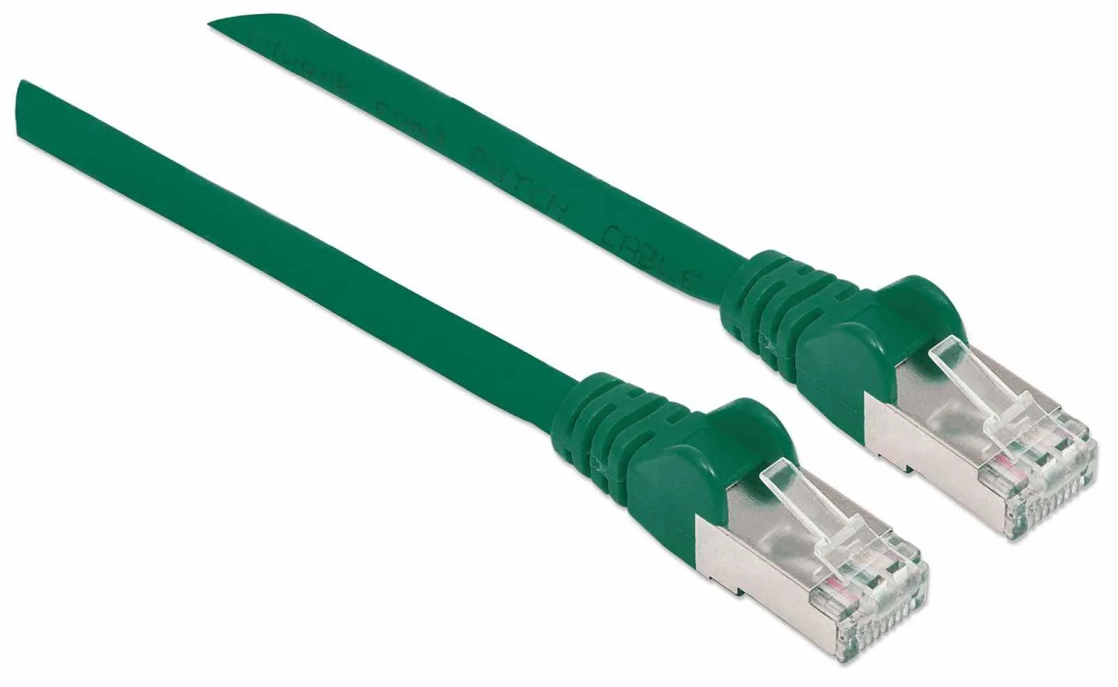 Intellinet Netzwerkkabel mit Cat6a-Stecker und Cat7-Rohkabel, S/FTP, 100% Kupfer, LS0H, 5 m, grün – Bild 2