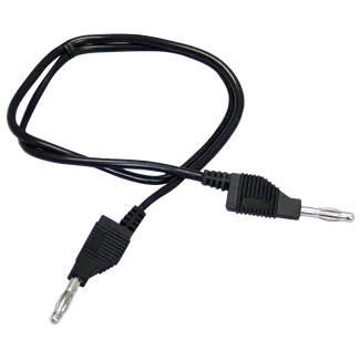 Messleitung McPower, 150cm, schwarz, 1mm², PVC, 2x 4mm Bananenstecker Messleitung McPower, 150cm, schwarz, 1mm², PVC, 2x 4mm Bananenstecker
