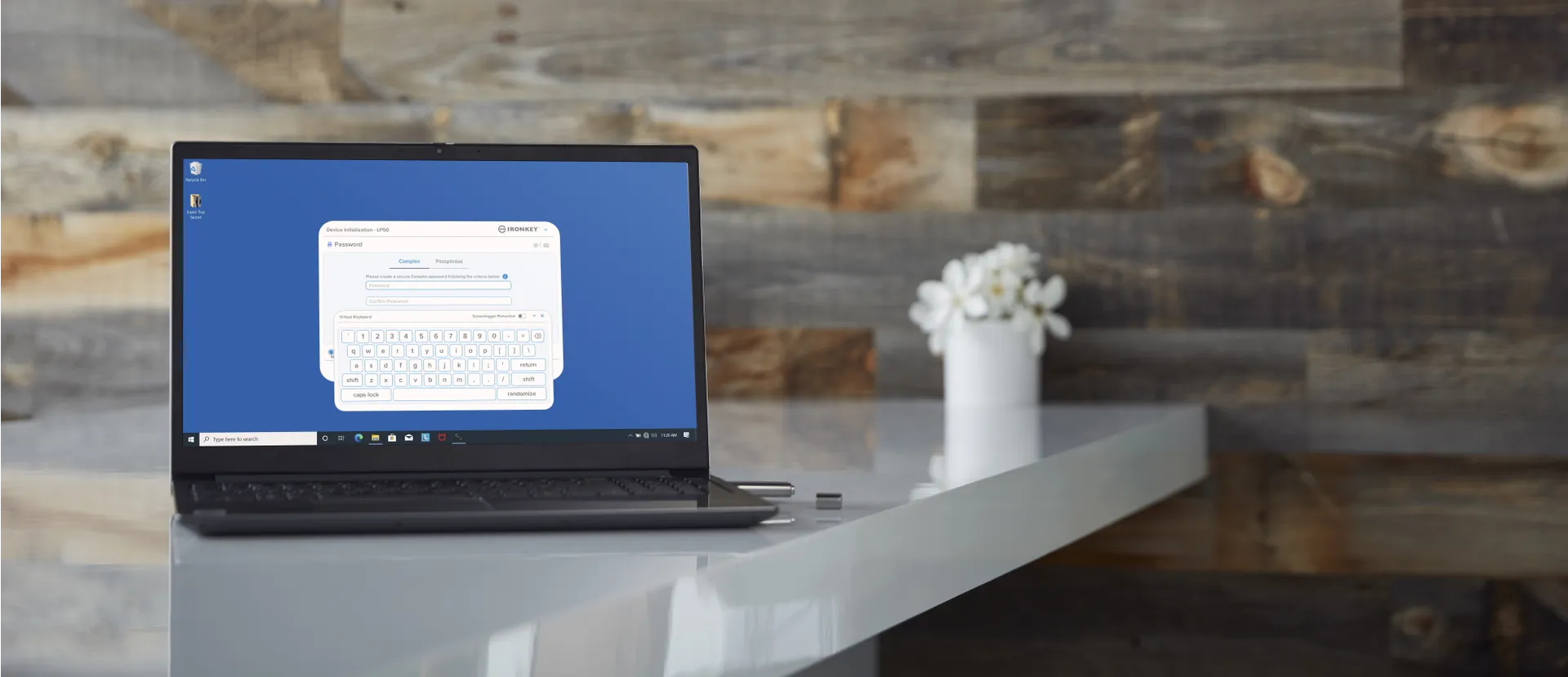 Kingston Technology IronKey 32GB IKLP50 AES USB, w/256bit Encryption – Bild 5