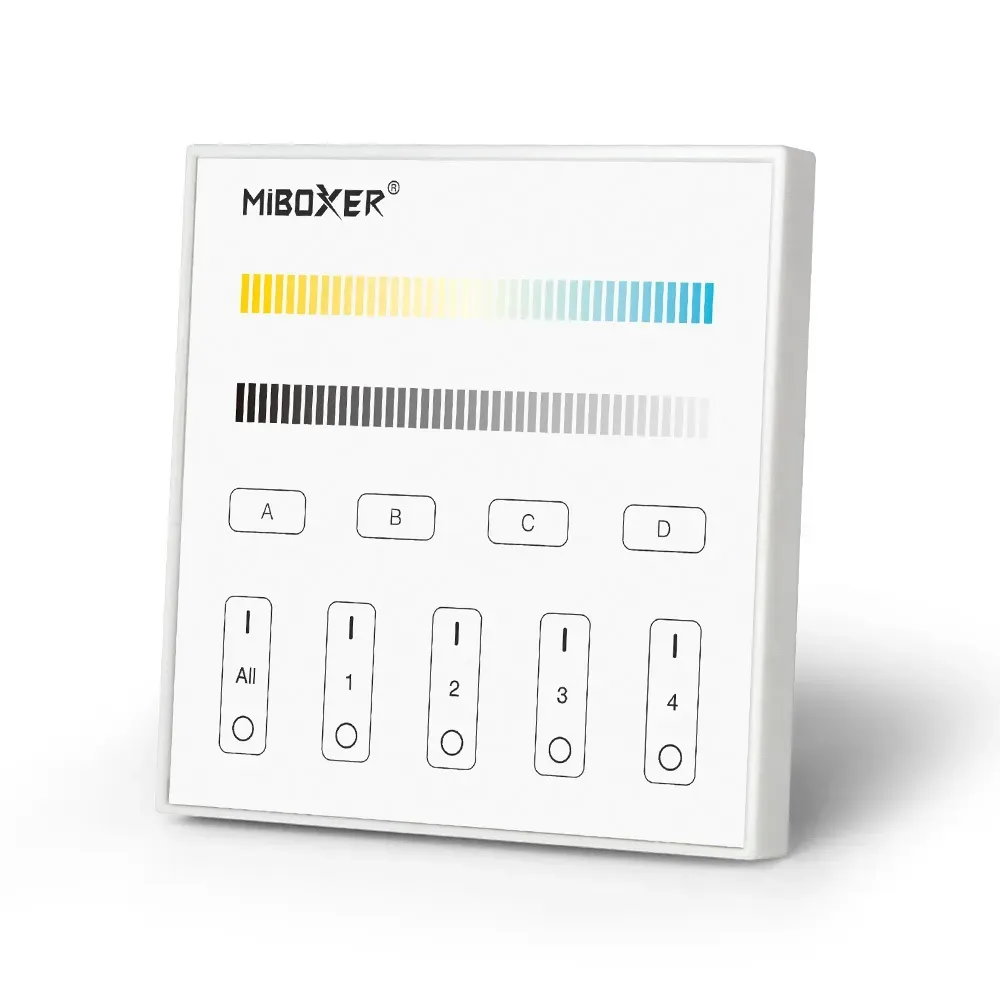 MiBoxer DP2S LED DALI Color Temperature Smart Panel Fernbedienung (DT8) MiBoxer DP2S LED DALI Color Temperature Smart Panel Fernbedienung (DT8)