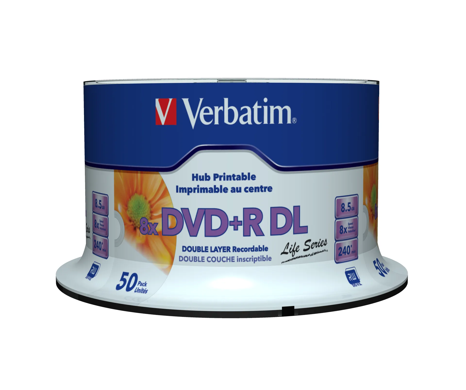 Verbatim 97693 DVD-Rohling 8,5 GB DVD+R DL 50 Stück(e) – Bild 3