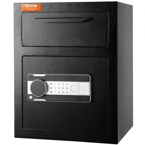 VEVOR 1,7 L Depository Safe, Deposit Safe mit Drop-Slot, elektronischem Codeschloss und 2 Notfallschlüsseln, 45 x 30 x 35 cm, Geschäftssafe für Bargeld, zu Hause, Hotel, Büro – Bild 9