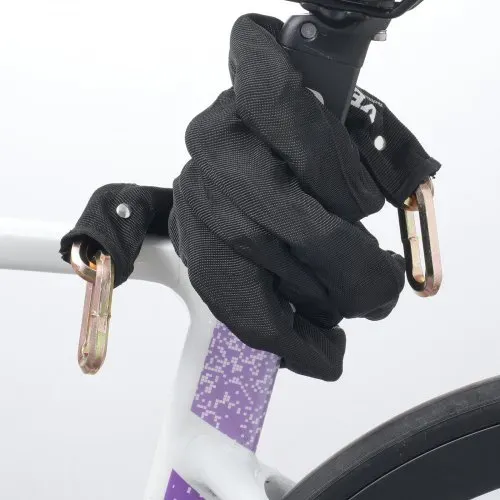 VEVOR Fahrradkettenschloss 1,8 m Fahrradkettenschloss mit hoher Sicherheit, robustes Diebstahlschutz-Fahrradschloss aus Metallstahl, perfekt für Fahrrad Motorrad Roller Fahrrad Tür Zaun Tor – Bild 7