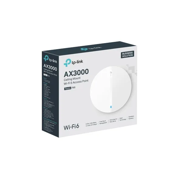 TP-Link Festa F65 3000 Mbit/s Weiß Power over Ethernet (PoE) – Bild 5