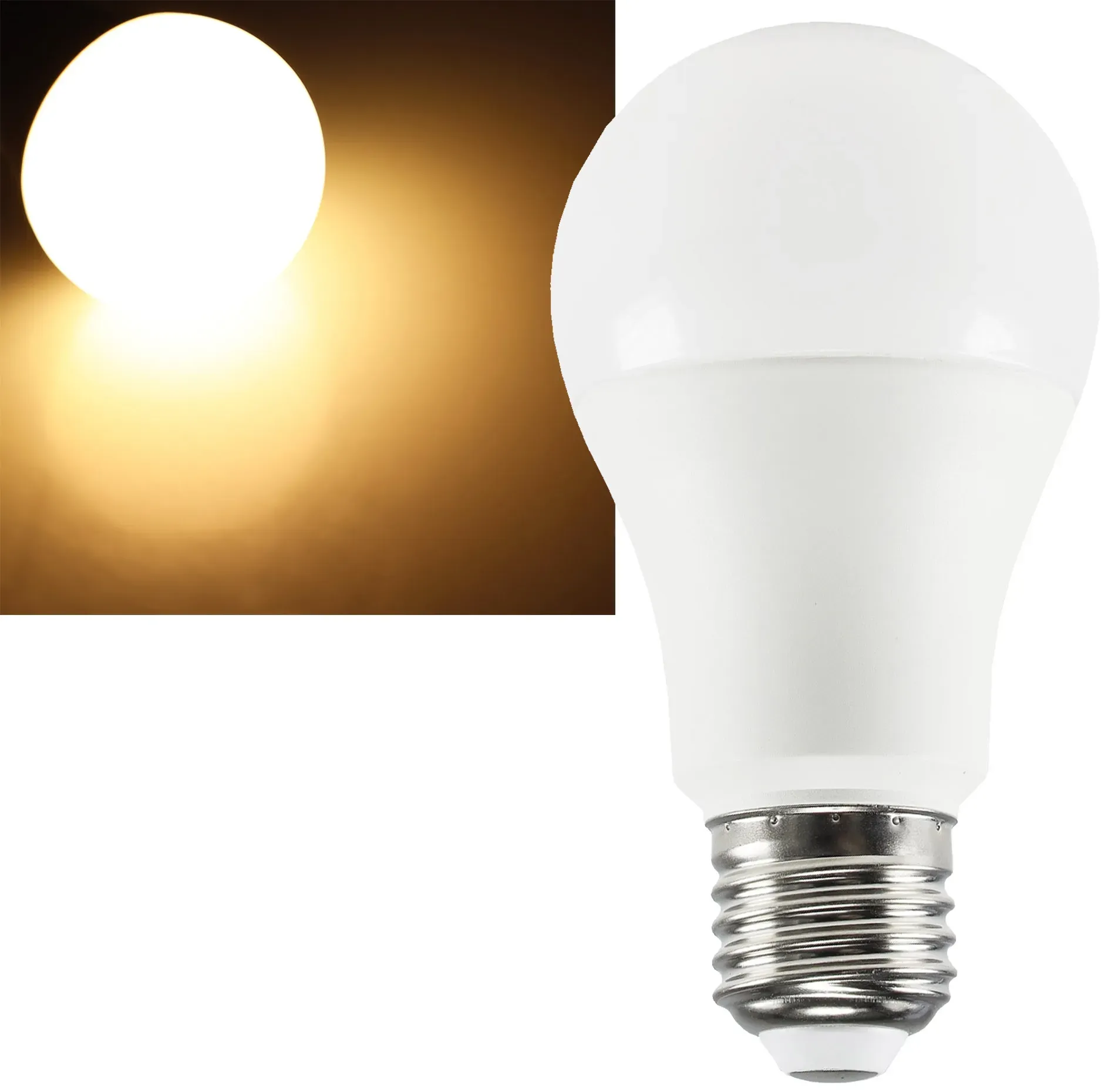 LED Glühlampe E27 “promo” warmweiß 230V, 160°, 8,6W, 802lm, 3000k LED Glühlampe E27 “promo” warmweiß 230V, 160°, 8,6W, 802lm, 3000k
