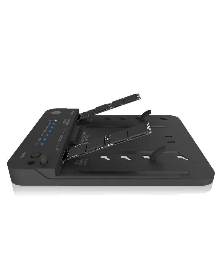 ICY BOX IB-2913MCL-C31, Docking & CloneStation für M.2 NVMe/SATA & 2,5"/3,5" SATA zu M.2 NVMe SSDs – Bild 7