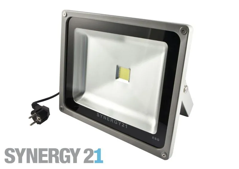 Synergy 21 LED Spot Outdoor Baustrahler 30W schwarzes Gehäuse - neutralweiß V2 – Bild 2