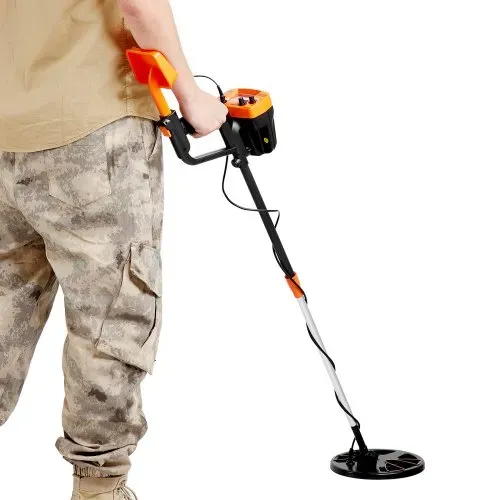 VEVOR Metalldetektor Kit für Erwachsene Multifunktionaler Profi-Detektor mit 2 Modi Metallsuchgerät wasserdichte 20,3cm Spule für Größere Tiefe, mit Schaufel und Tragetasche – Bild 9