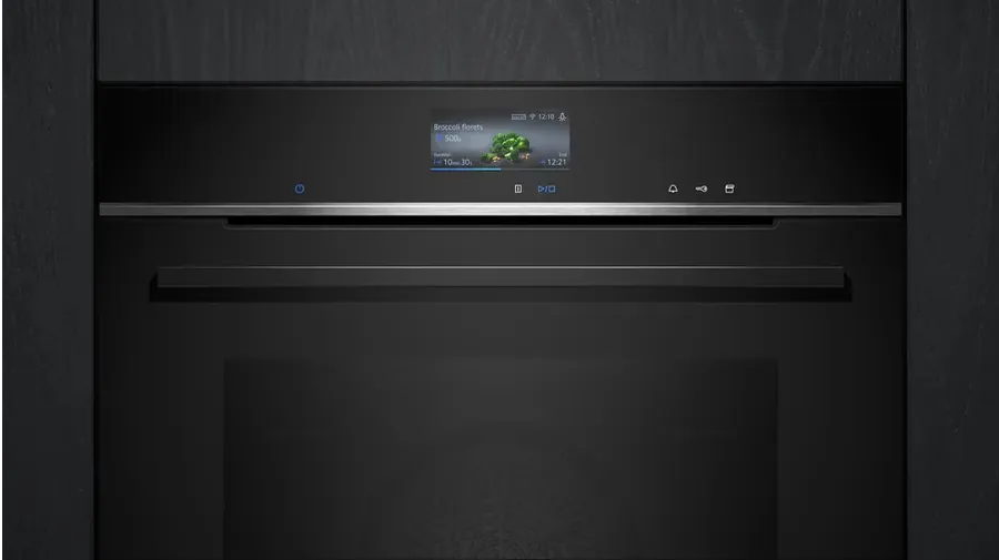 Siemens HR776G1B1 Backofen 71 l 3600 W Schwarz, Edelstahl – Bild 2