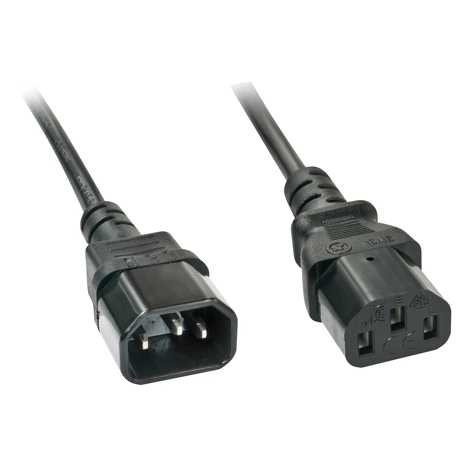 Lindy 30331 Stromkabel Schwarz 2 m C14-Koppler C13-Koppler Lindy 30331 Stromkabel Schwarz 2 m C14-Koppler C13-Koppler