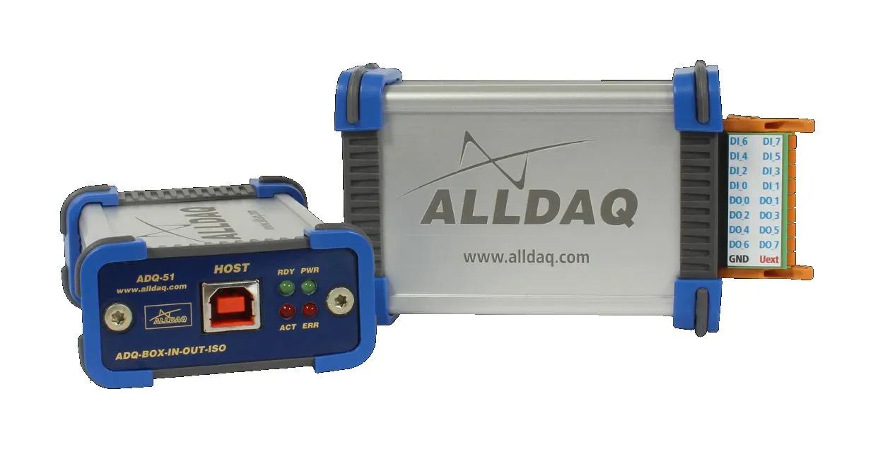 ALLDAQ ADQ-51 USB2.0 to 8x DO, 8x DI (isoliert) ALLDAQ ADQ-51 USB2.0 to 8x DO, 8x DI (isoliert)
