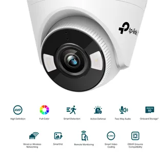 TP-Link – 4MP Full-Color Turret Network Camera – VIGI C440(2.8mm) TP-Link – 4MP Full-Color Turret Network Camera – VIGI C440(2.8mm)