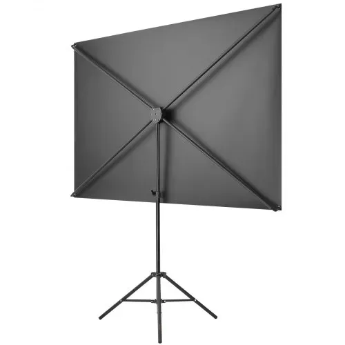 VEVOR Projektionsleinwand Stativleinwand (80 Zoll) mit 160° Weitwinkel, Beamerleinwand für Projektor innen & außen 16:9 4K HD, tragbare Filmleinwand mit Tragetasche für Heimkino Präsentation – Bild 10