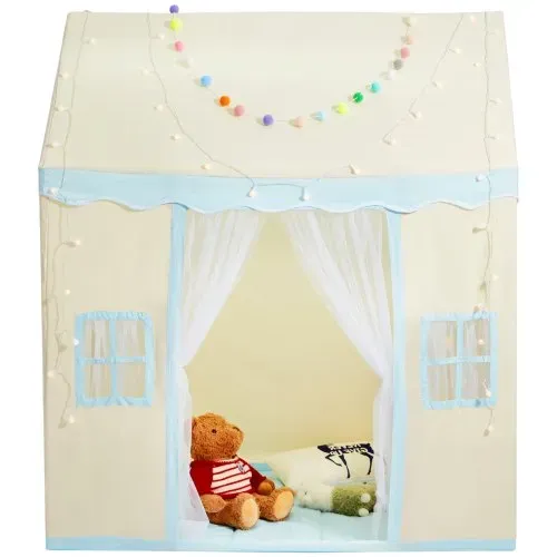 VEVOR Kinderspielzelt, Kinderzelt für Kinder von 1–5 Jahren, Kleinkinderzelt mit Matte und Zeltlampe, Zelt für Kinder mit Fenstern für drinnen und draußen, Spielhaus-Burgzelt – Bild 8