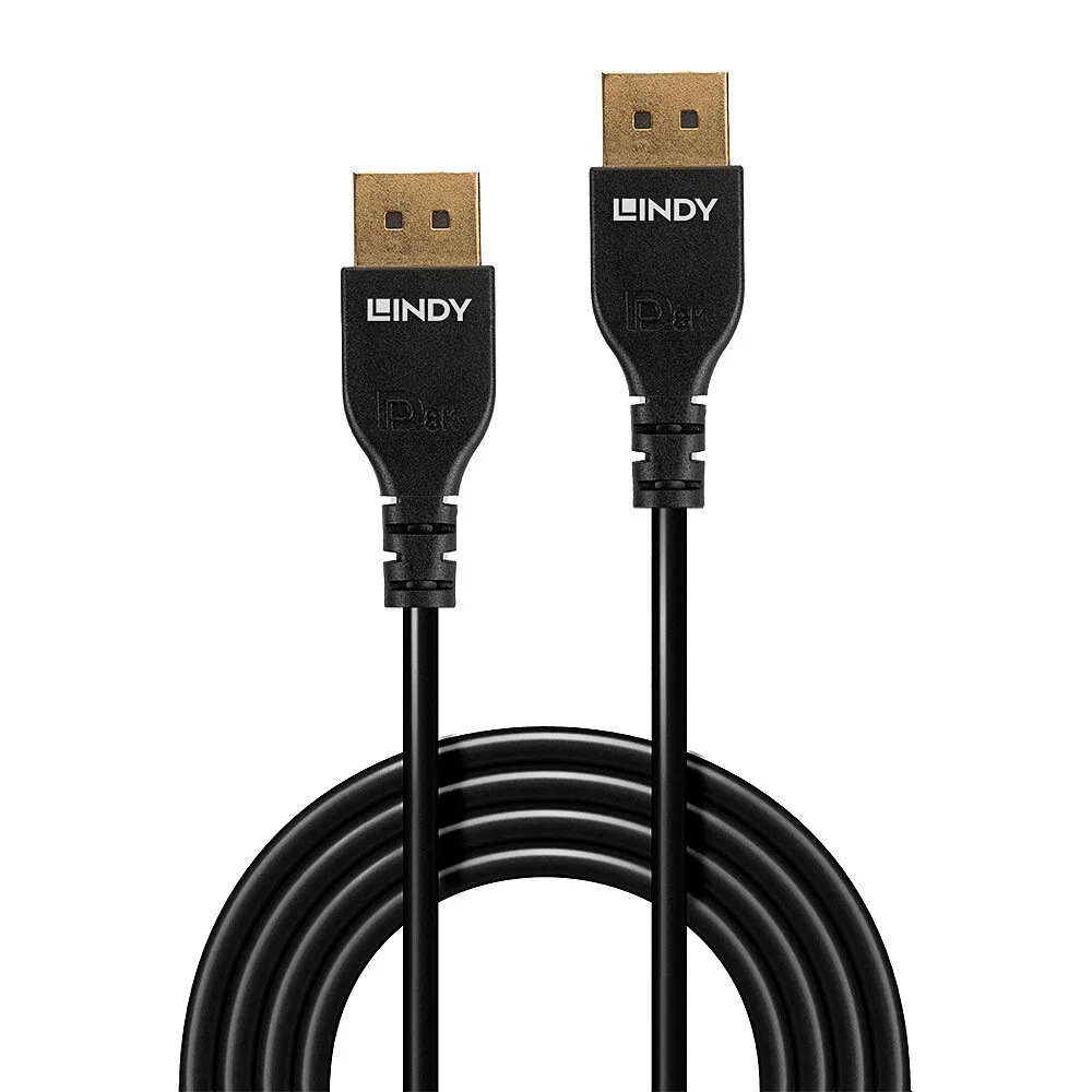 Lindy 36462 DisplayPort-Kabel 2 m Schwarz – Bild 2