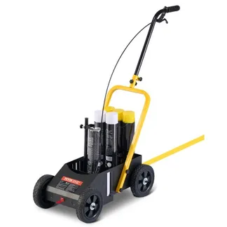 VEVOR Markierungsmaschine Streifenmarkierungsmaschine 56-102 mm (einstellbare Streifenbreite), 61 x 33 x 90 cm, 4 Räder, Hochleistungs-Markierungsmaschine für Parkplätze Sportplätze, Schwarz VEVOR Markierungsmaschine Streifenmarkierungsmaschine 56-102 mm (einstellbare Streifenbreite), 61 x 33 x 90 cm, 4 Räder, Hochleistungs-Markierungsmaschine für Parkplätze Sportplätze, Schwarz