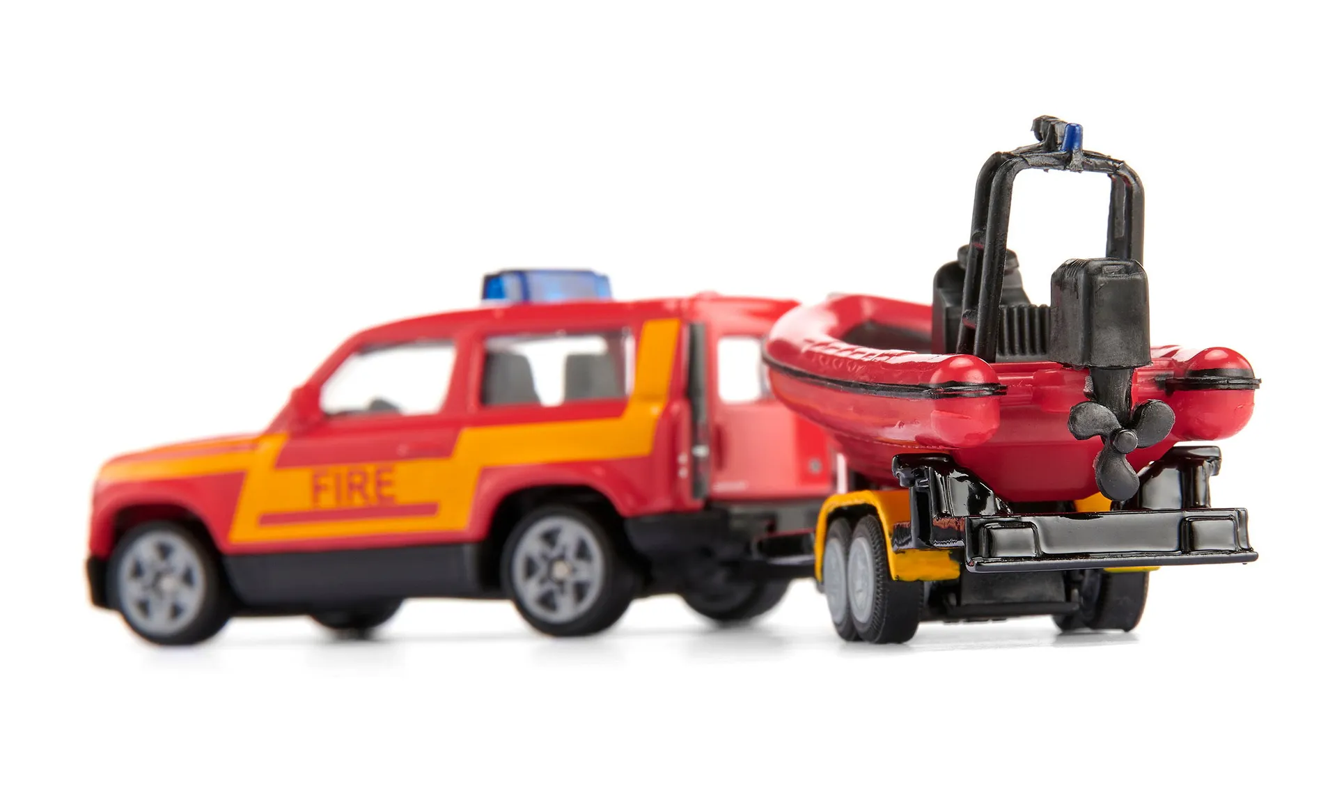 Siku Land Rover Defender with boat SUV-Modell Vormontiert – Bild 2