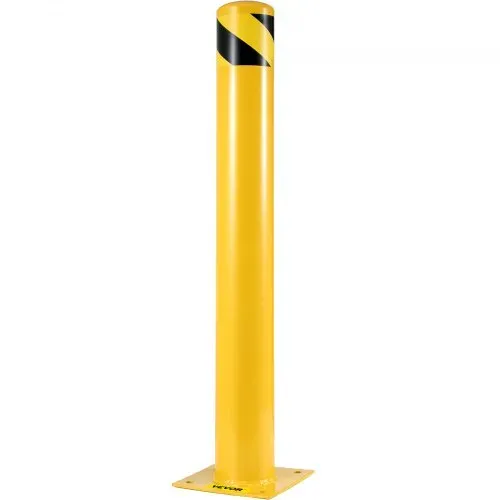 VEVOR Zwei 122 cm Parkplatz-Sicherheitspoller Parkschrankenpfosten, 20 x 20 cm Parkbarriere Parkpfosten, Parkpfosten Verkehrsstraßenröhre Stange, Geeignet für Innen- und Außenbereiche, Parkplätze – Bild 10