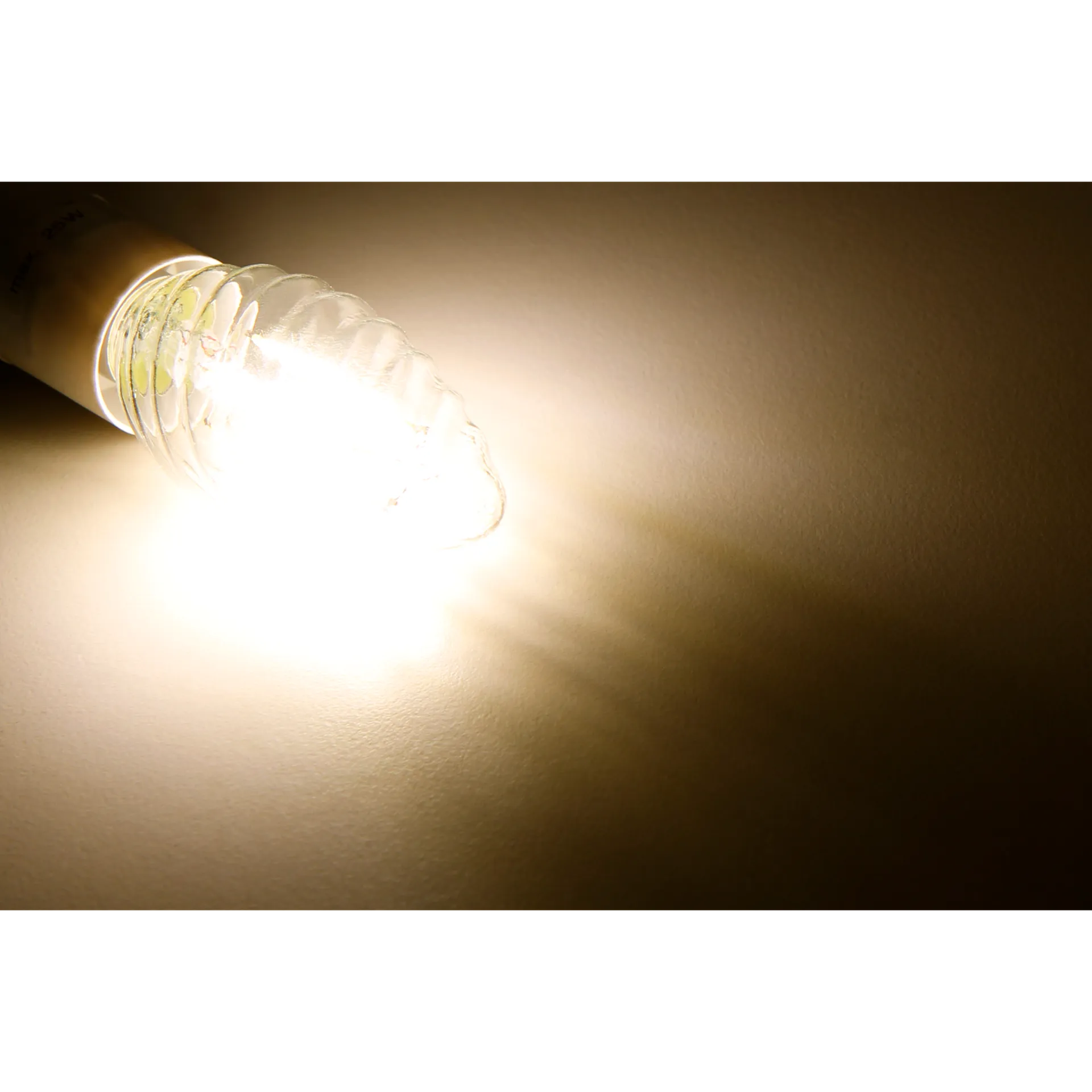 LED Filament Kerzenlampe gedreht McShine ''Filed'', E14, 4W, 490 lm, warmweiß, klar – Bild 2