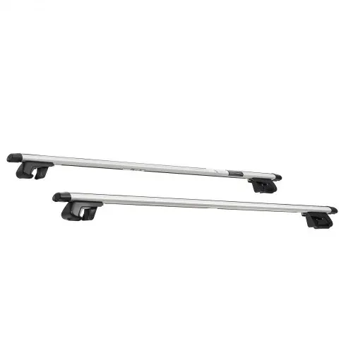 VEVOR 2 x Dachgepäckträger Dachquerträger mit 100 kg Tragkraft, Passend für Erhöhte Dachreling, 220–1060 mm Relingabstand, Abschließbare Querträger für Gepäck Kanus Transportkörbe, Dachträger – Bild 8