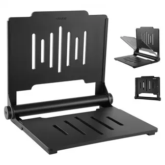 VEVOR Klappbarer Duschsitz zur Wandmontage (496 x 417 mm Sitzfläche), Wandklappstuhl mit Stützender Rückenlehne, Duschsitz (180 kg Belastbar) für Erwachsene & Senioren, Geeignet für Badezimmer & Flur VEVOR Klappbarer Duschsitz zur Wandmontage (496 x 417 mm Sitzfläche), Wandklappstuhl mit Stützender Rückenlehne, Duschsitz (180 kg Belastbar) für Erwachsene & Senioren, Geeignet für Badezimmer & Flur